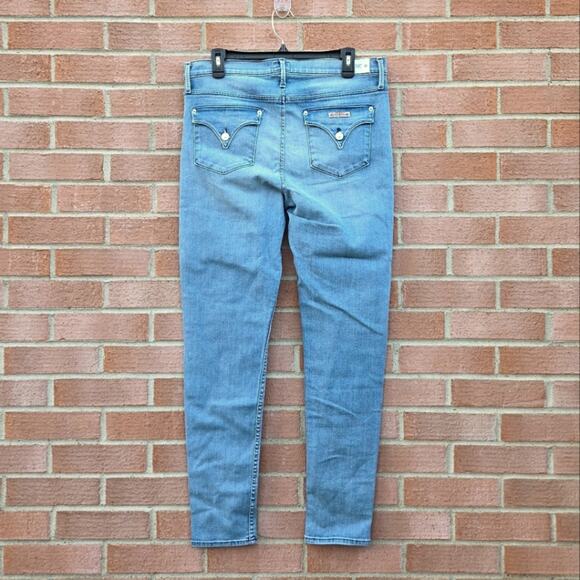 Hudson Lynne Flap High Waist Super Skinny Jeans Pico Wash Size 32 - Picture 3 of 7